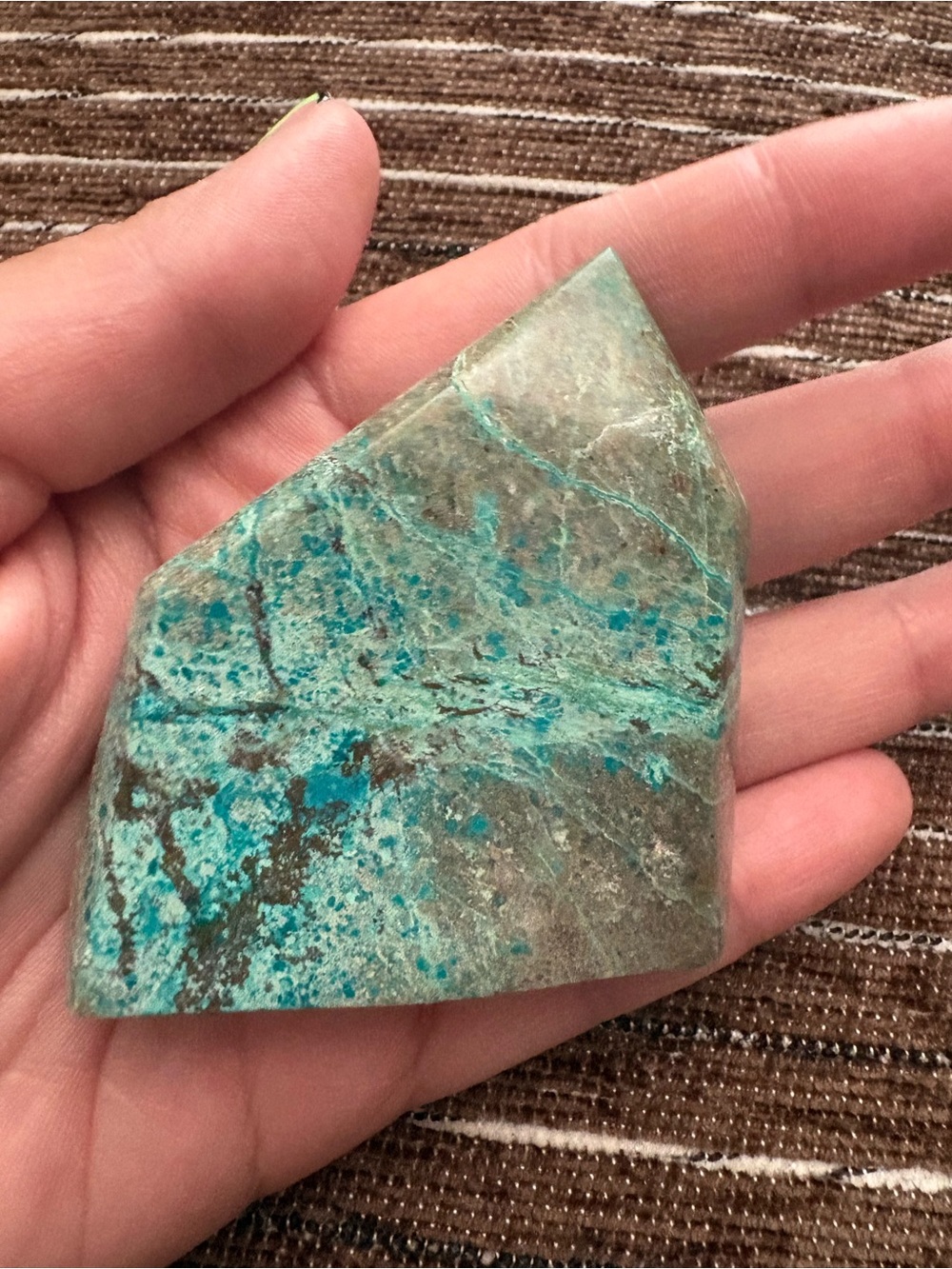 Chrysocolla Crystal point